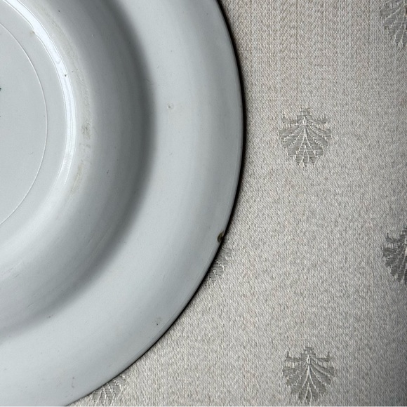 Antique Blue Willow Plate - Picture 4 of 4